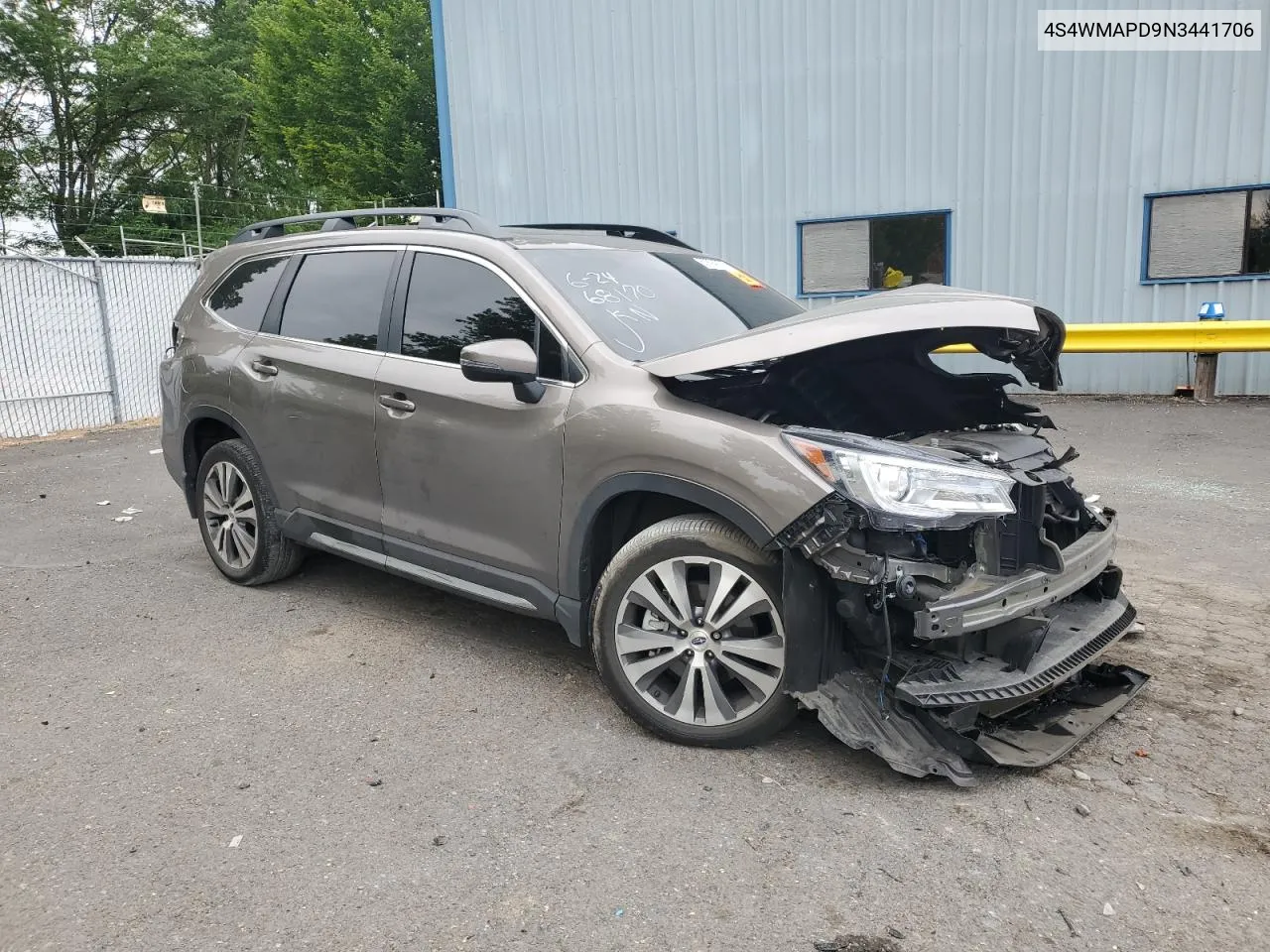 2022 Subaru Ascent Limited VIN: 4S4WMAPD9N3441706 Lot: 60894924