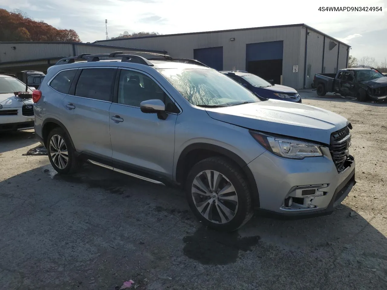 2022 Subaru Ascent Limited VIN: 4S4WMAPD9N3424954 Lot: 77749844