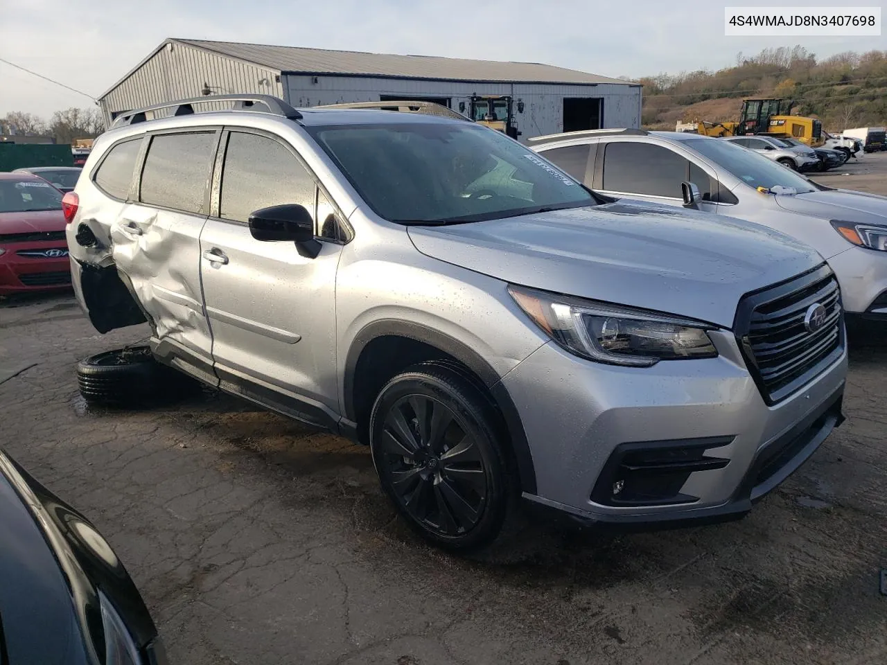 2022 Subaru Ascent Onyx Edition VIN: 4S4WMAJD8N3407698 Lot: 78087314