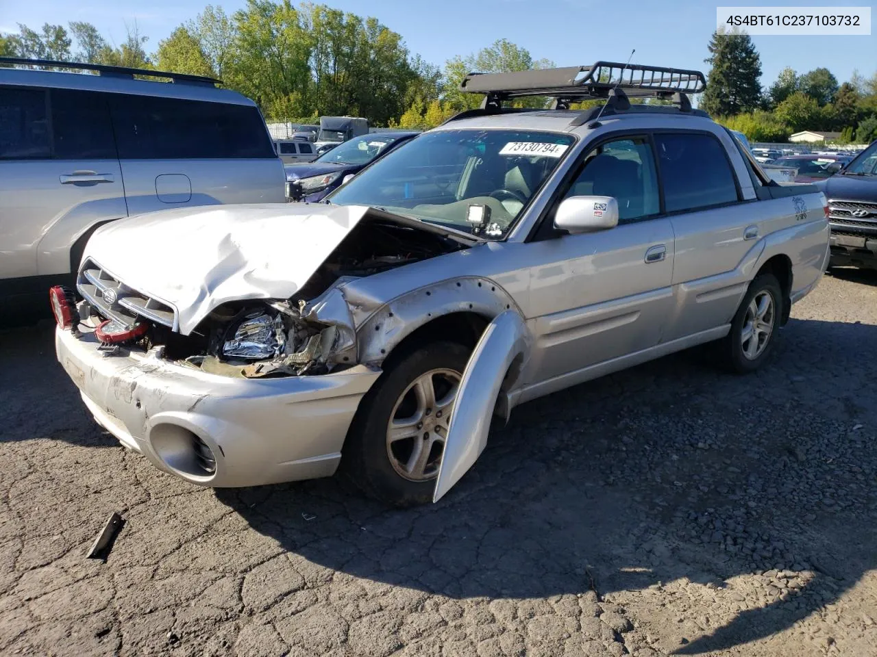 2003 Subaru Baja VIN: 4S4BT61C237103732 Lot: 73130794