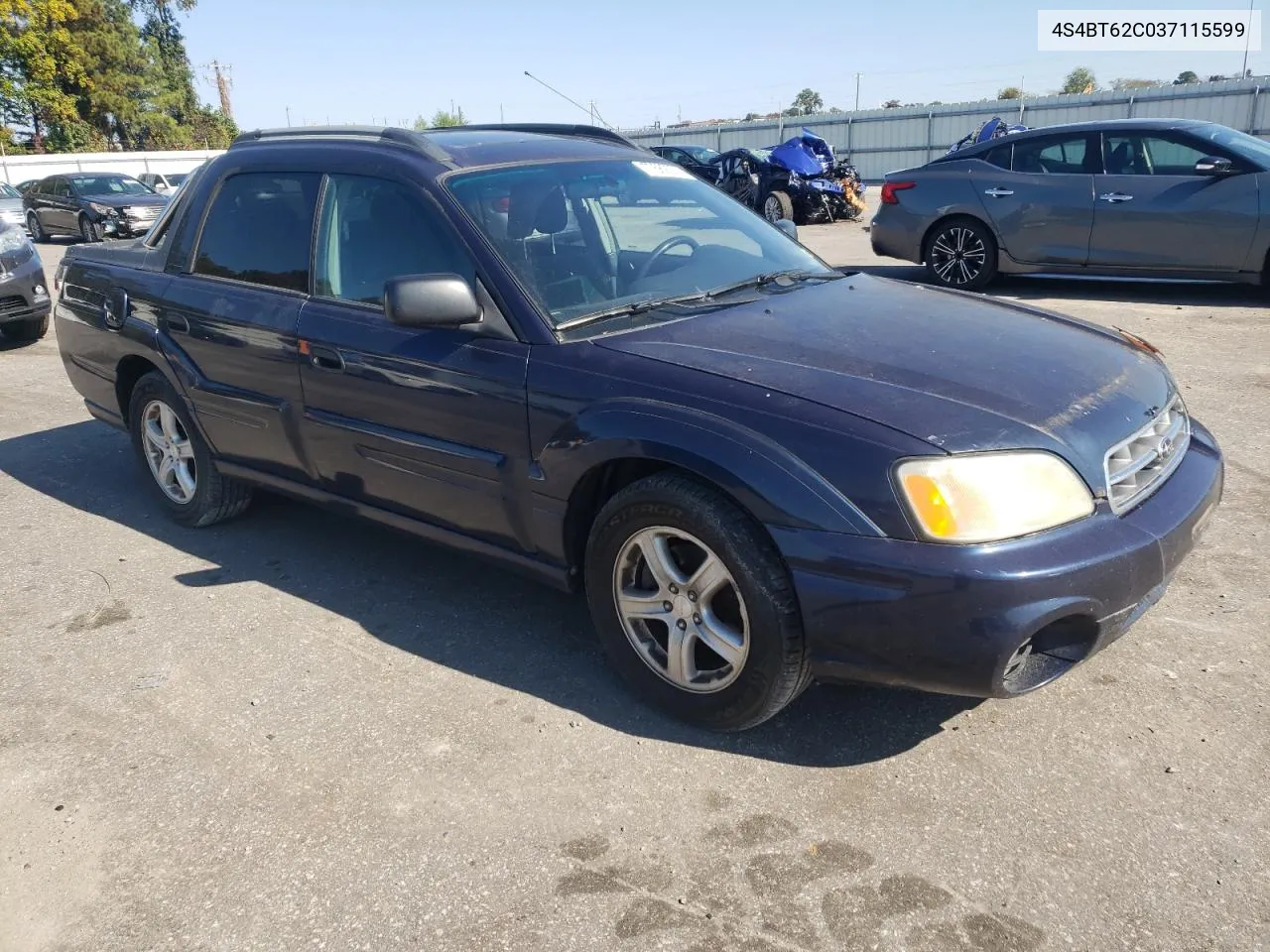 2003 Subaru Baja Sport VIN: 4S4BT62C037115599 Lot: 77589074