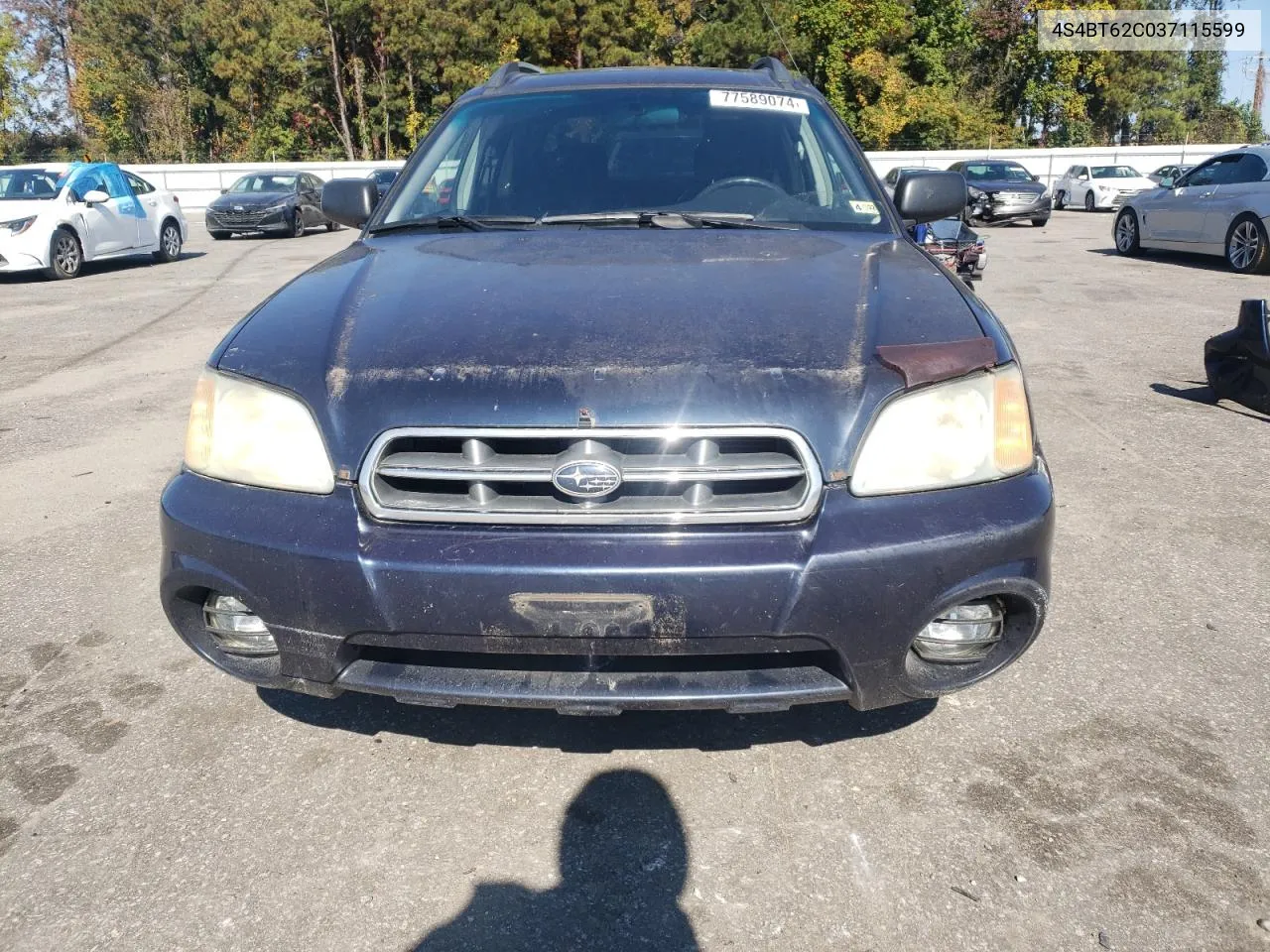 2003 Subaru Baja Sport VIN: 4S4BT62C037115599 Lot: 77589074