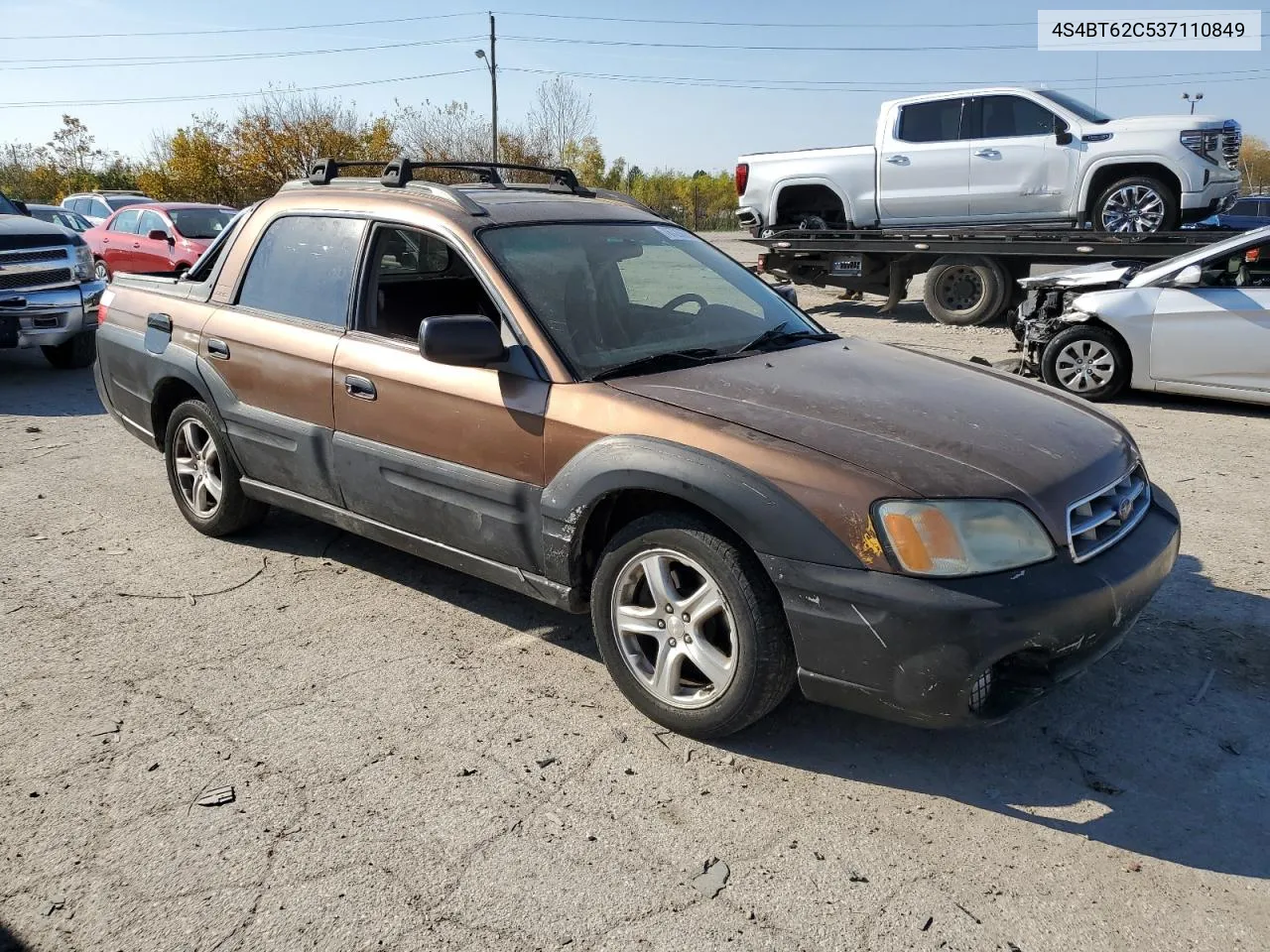 2003 Subaru Baja Sport VIN: 4S4BT62C537110849 Lot: 78729684