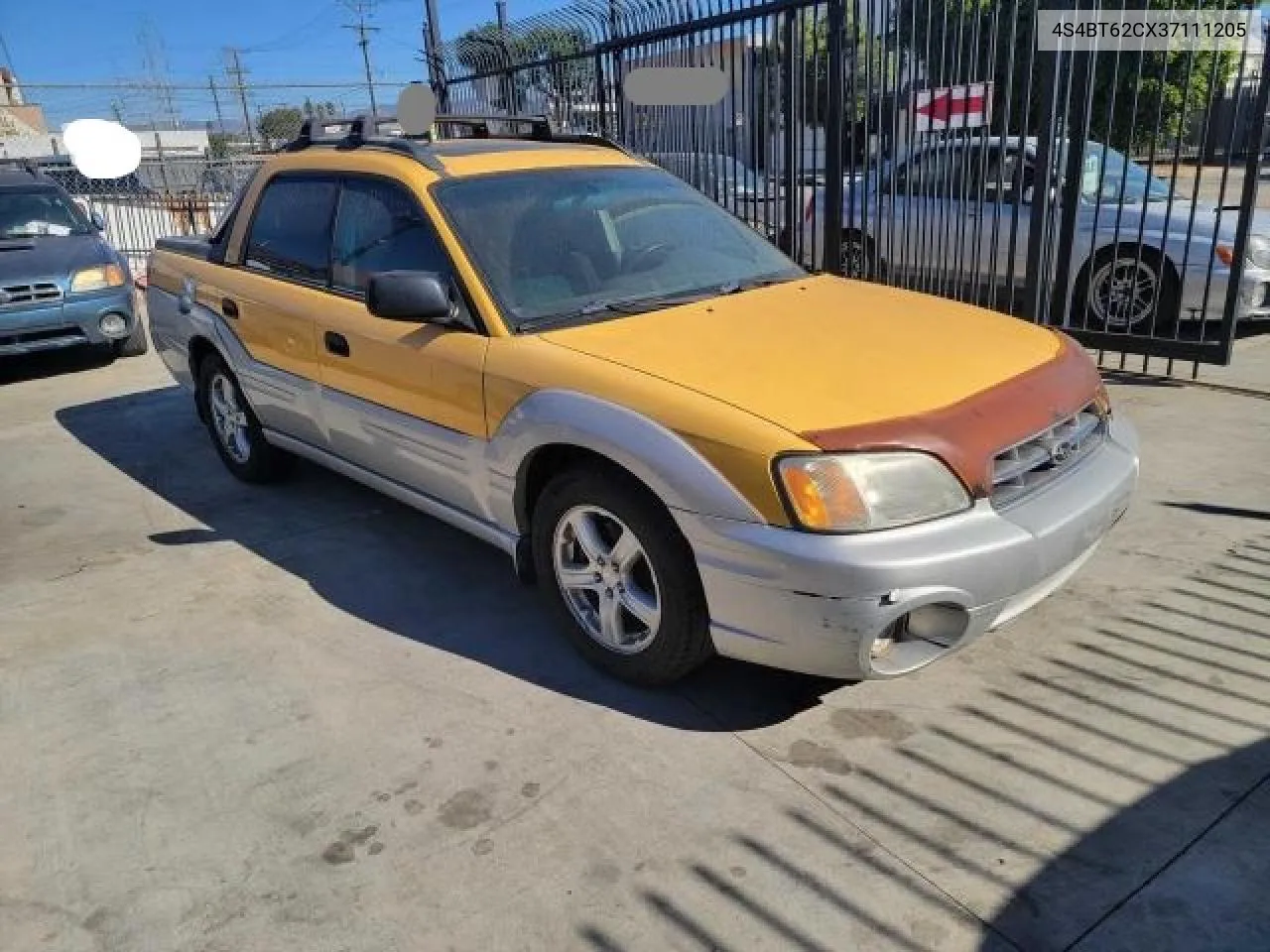 2003 Subaru Baja Sport VIN: 4S4BT62CX37111205 Lot: 79582764