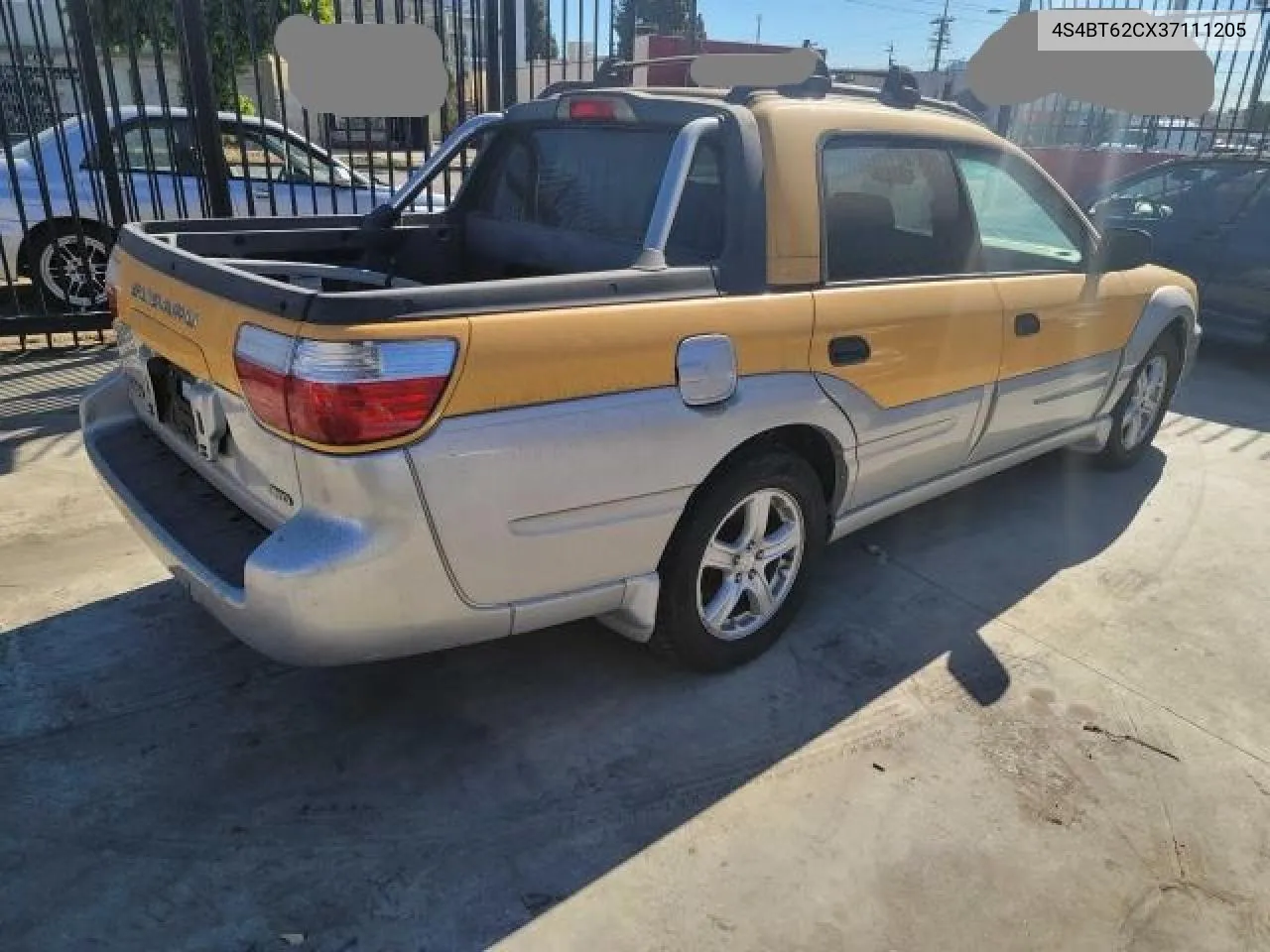 2003 Subaru Baja Sport VIN: 4S4BT62CX37111205 Lot: 79582764