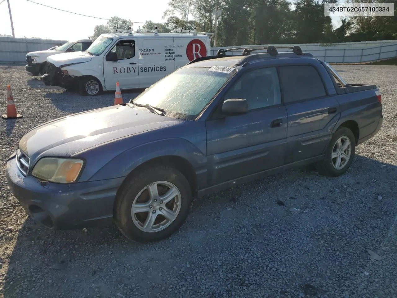 2005 Subaru Baja Sport VIN: 4S4BT62C657100334 Lot: 74969034