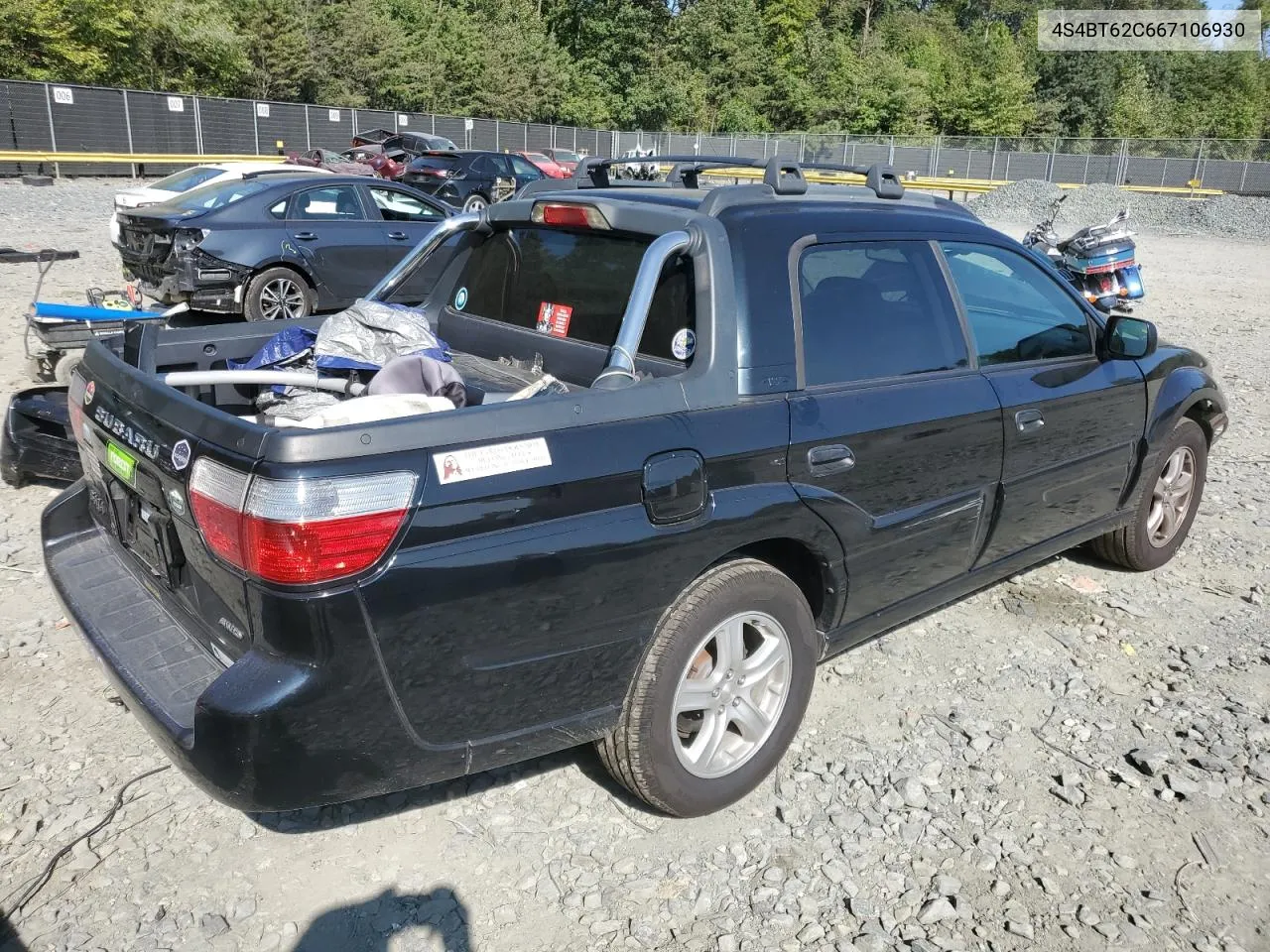 2006 Subaru Baja Sport VIN: 4S4BT62C667106930 Lot: 70958114