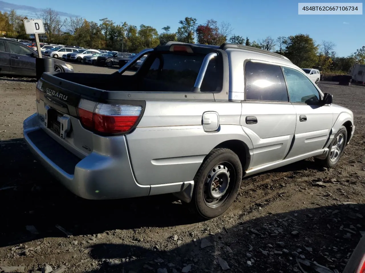 2006 Subaru Baja Sport VIN: 4S4BT62C667106734 Lot: 76395844