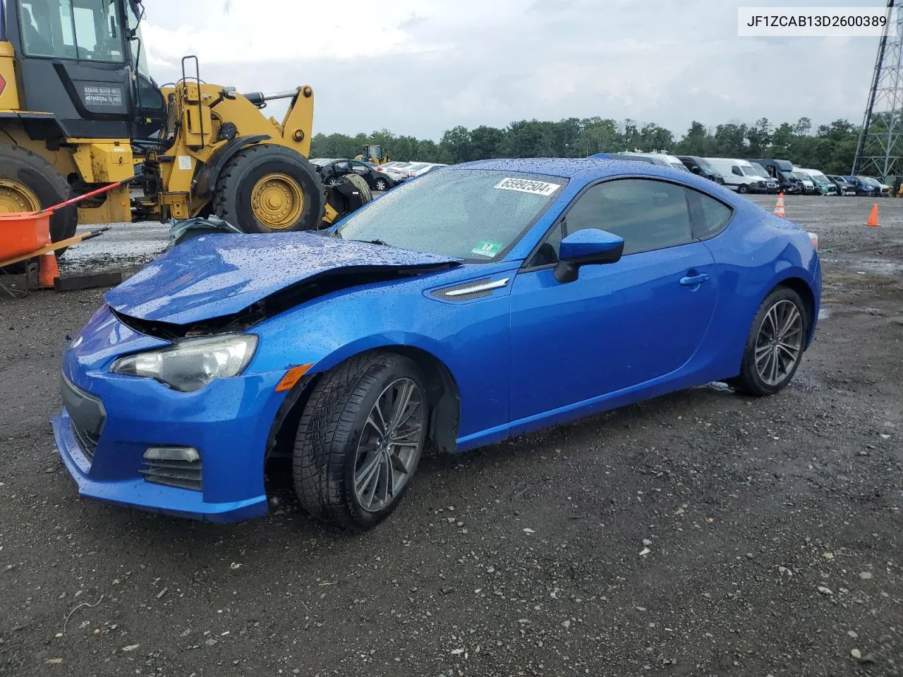 2013 Subaru Brz 2.0 Premium VIN: JF1ZCAB13D2600389 Lot: 65992504