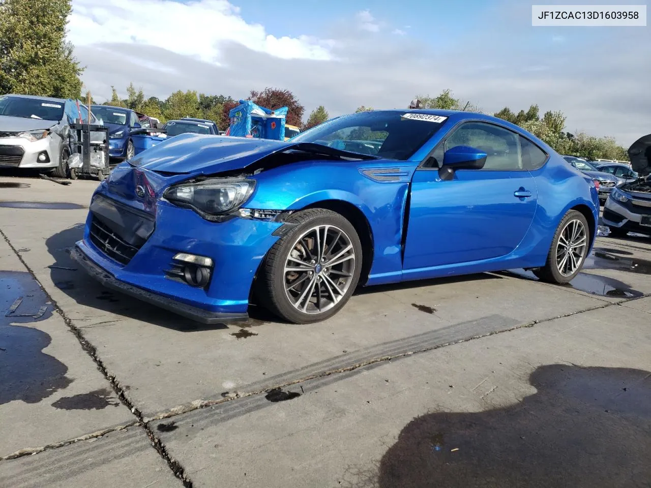 JF1ZCAC13D1603958 2013 Subaru Brz 2.0 Limited