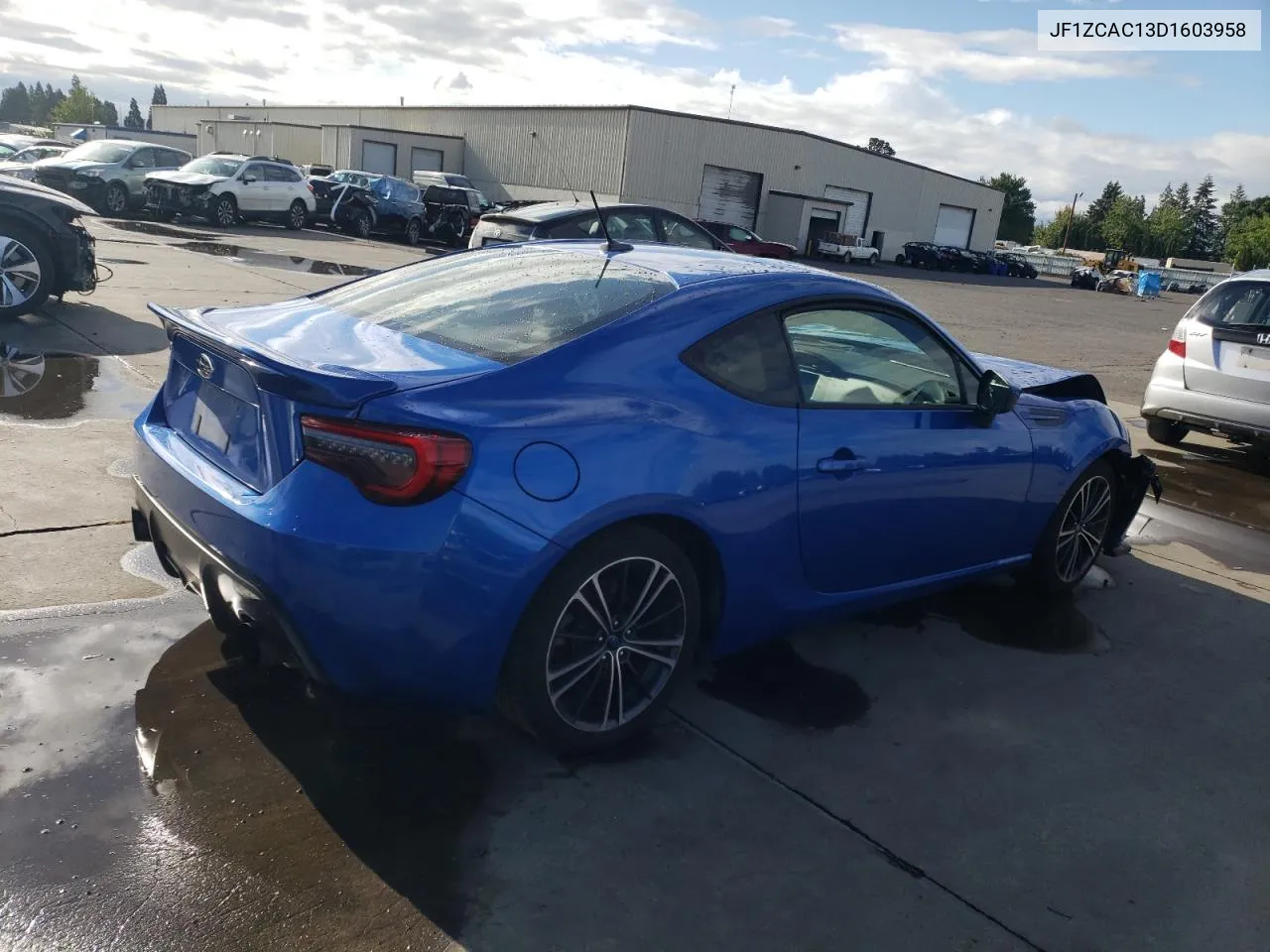 2013 Subaru Brz 2.0 Limited VIN: JF1ZCAC13D1603958 Lot: 70892374