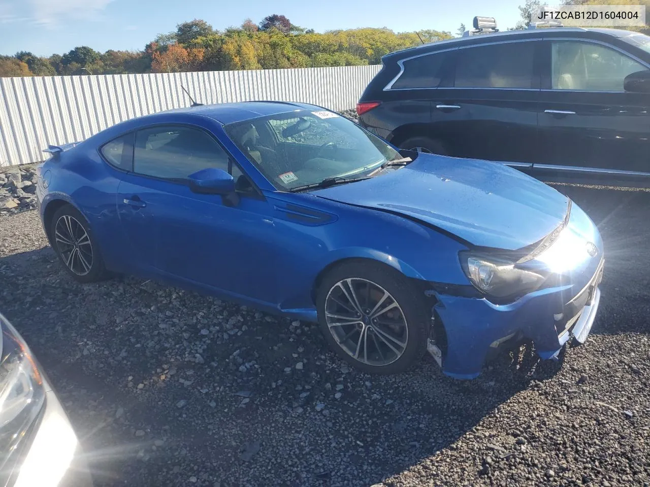 2013 Subaru Brz 2.0 Premium VIN: JF1ZCAB12D1604004 Lot: 75694164