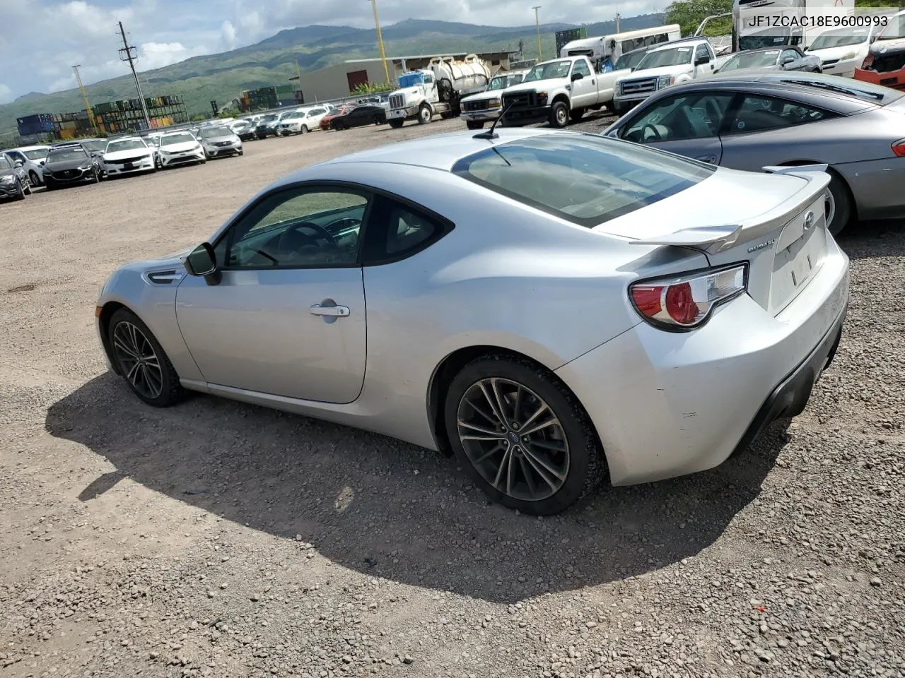 2014 Subaru Brz 2.0 Limited VIN: JF1ZCAC18E9600993 Lot: 54812964