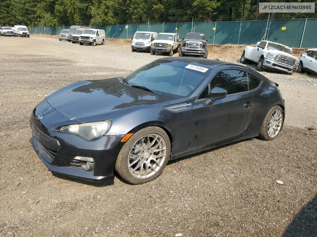 2014 Subaru Brz 2.0 Limited VIN: JF1ZCAC14E9603955 Lot: 70770494