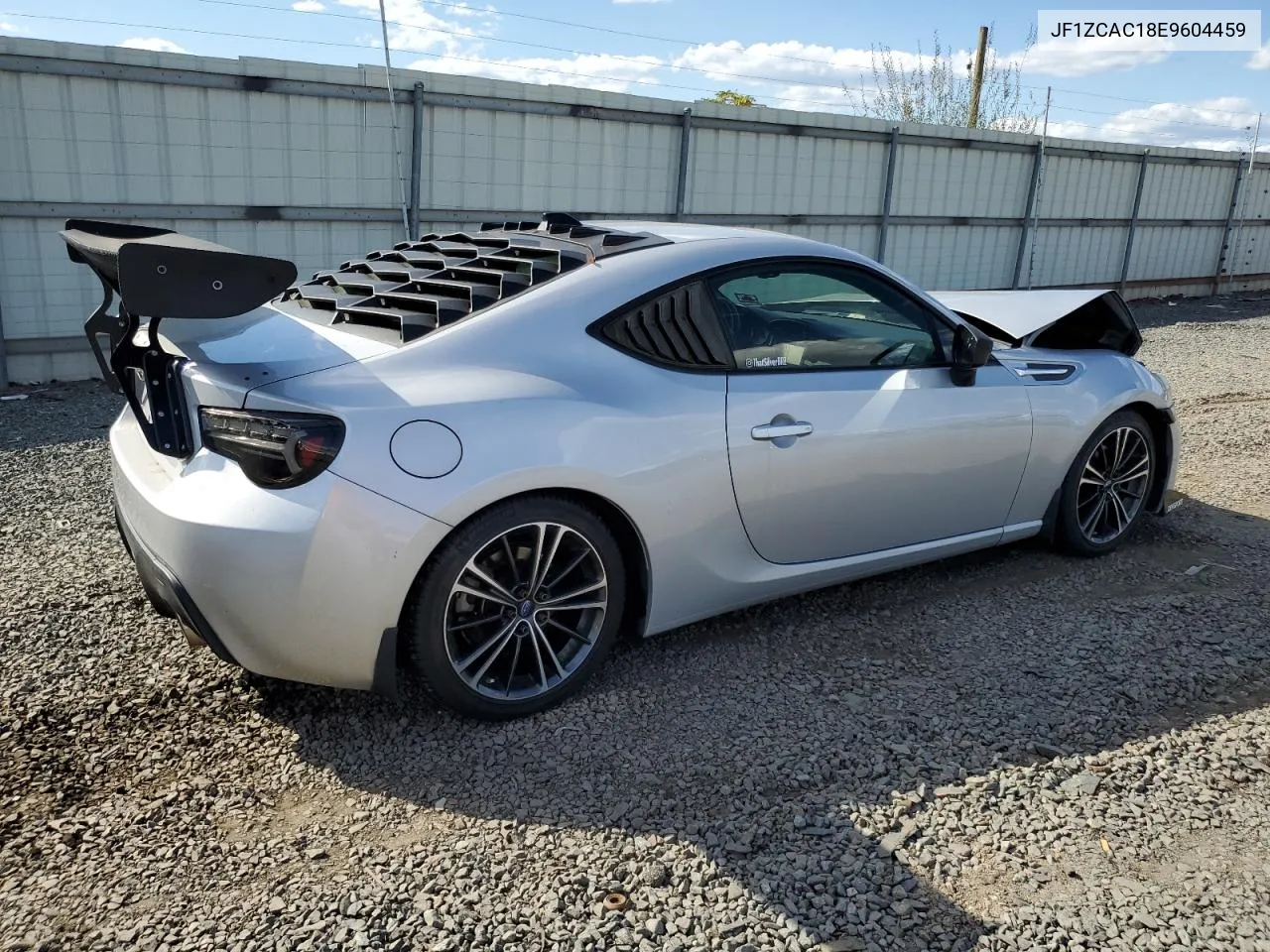 2014 Subaru Brz 2.0 Limited VIN: JF1ZCAC18E9604459 Lot: 75363374