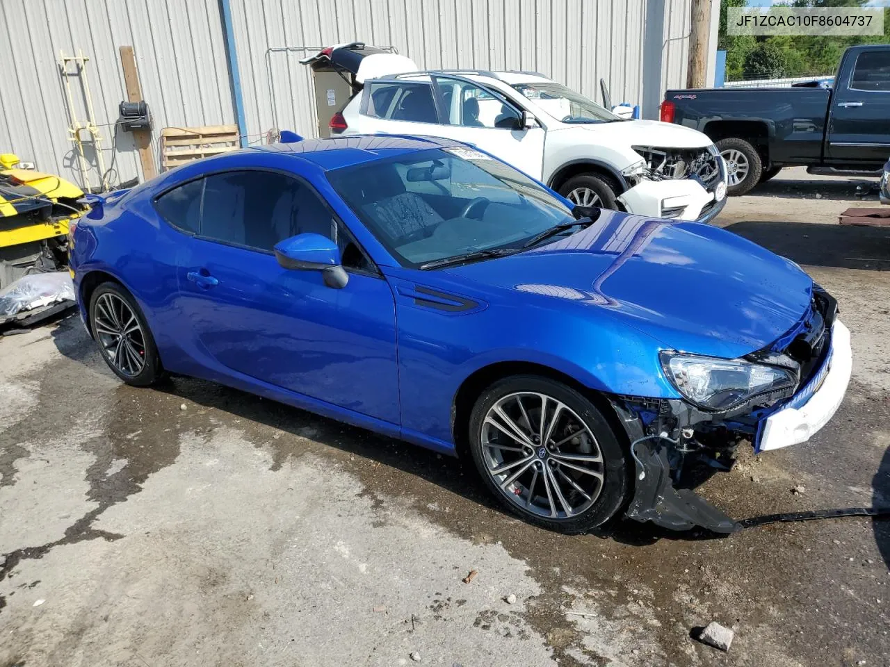 2015 Subaru Brz 2.0 Limited VIN: JF1ZCAC10F8604737 Lot: 71817264