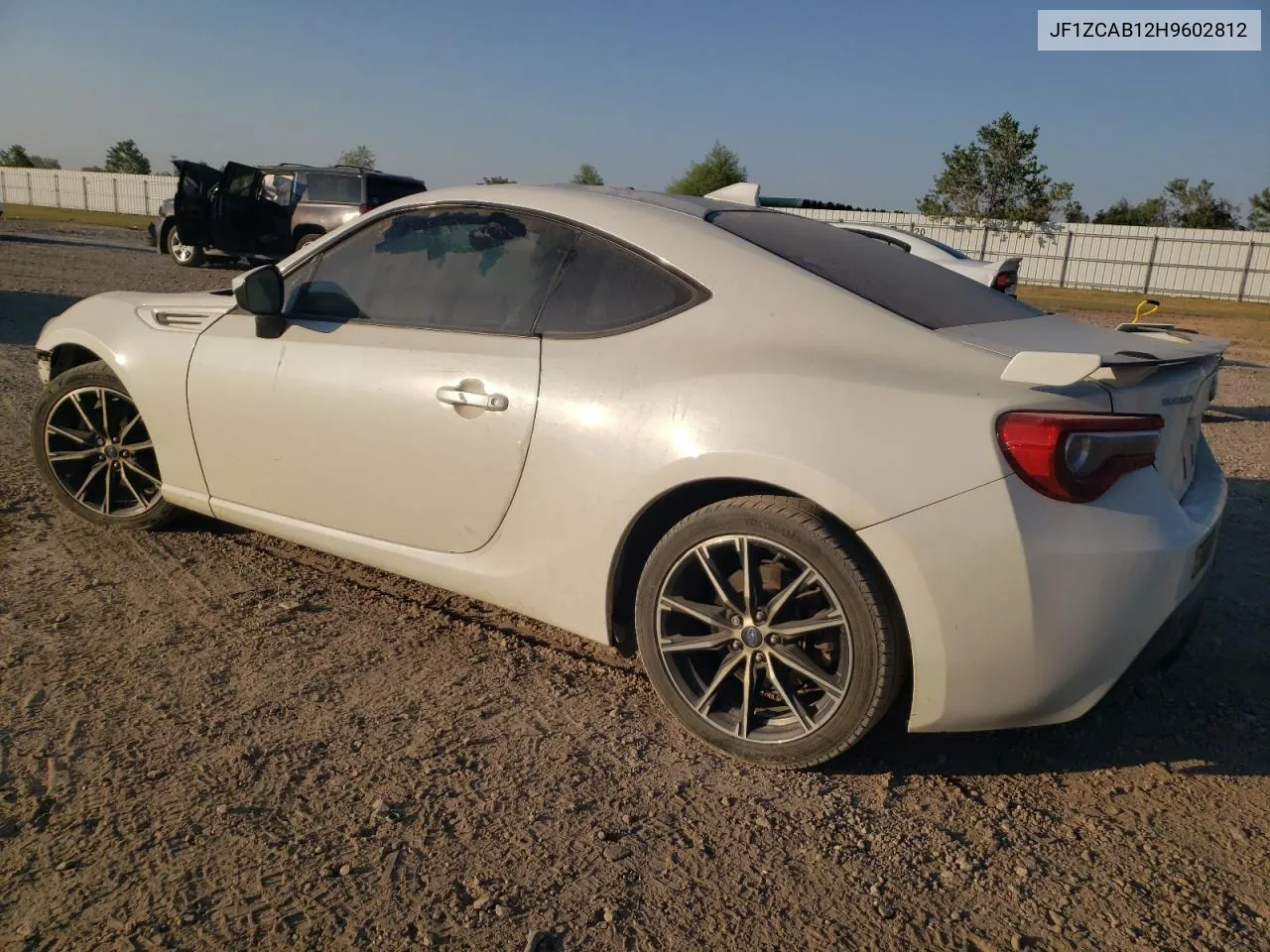 2017 Subaru Brz 2.0 Premium VIN: JF1ZCAB12H9602812 Lot: 75272234