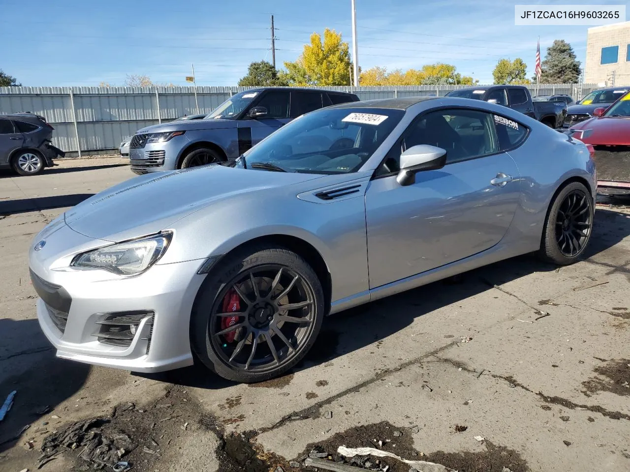 2017 Subaru Brz 2.0 Limited VIN: JF1ZCAC16H9603265 Lot: 76057904