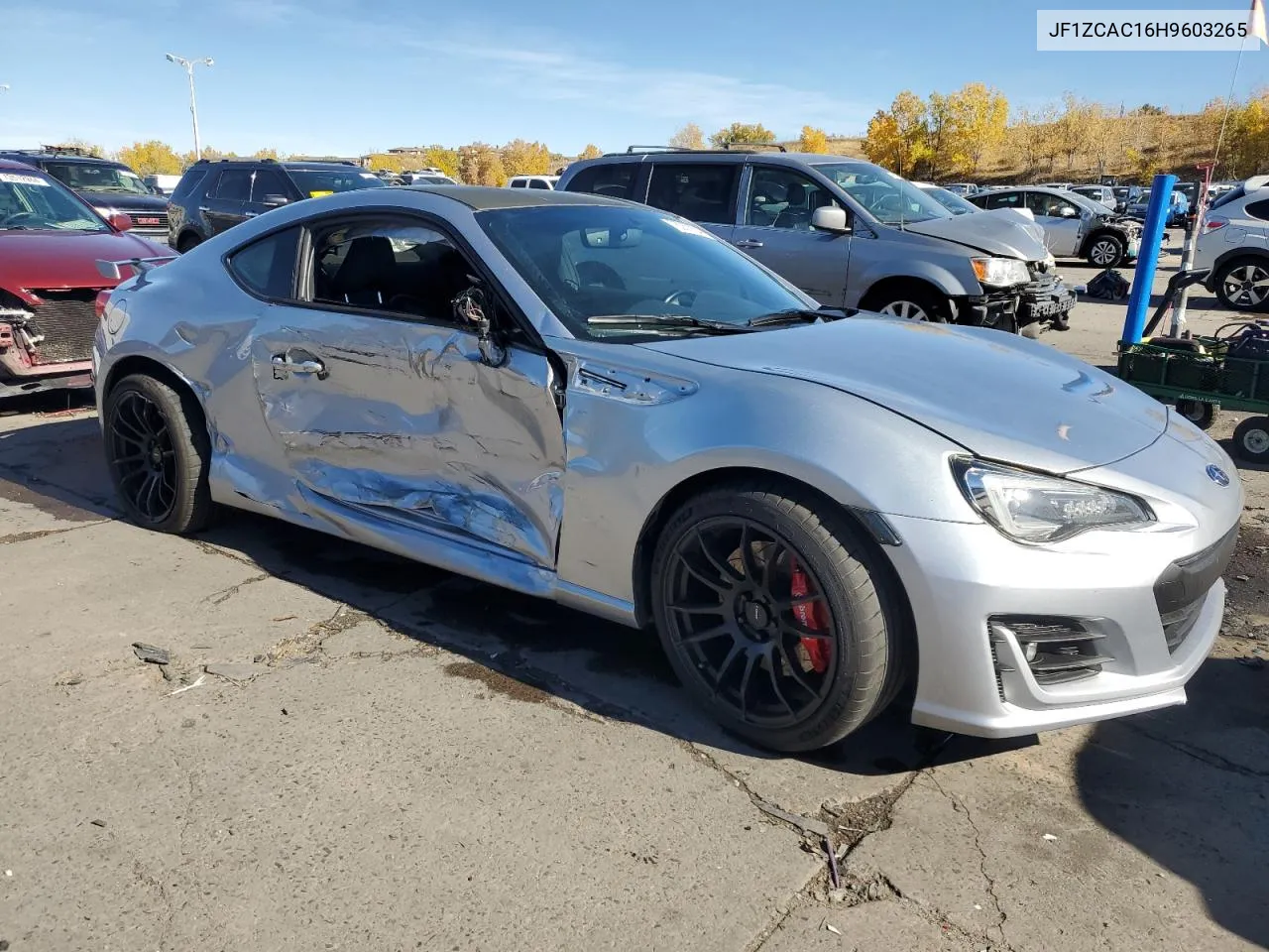 2017 Subaru Brz 2.0 Limited VIN: JF1ZCAC16H9603265 Lot: 76057904