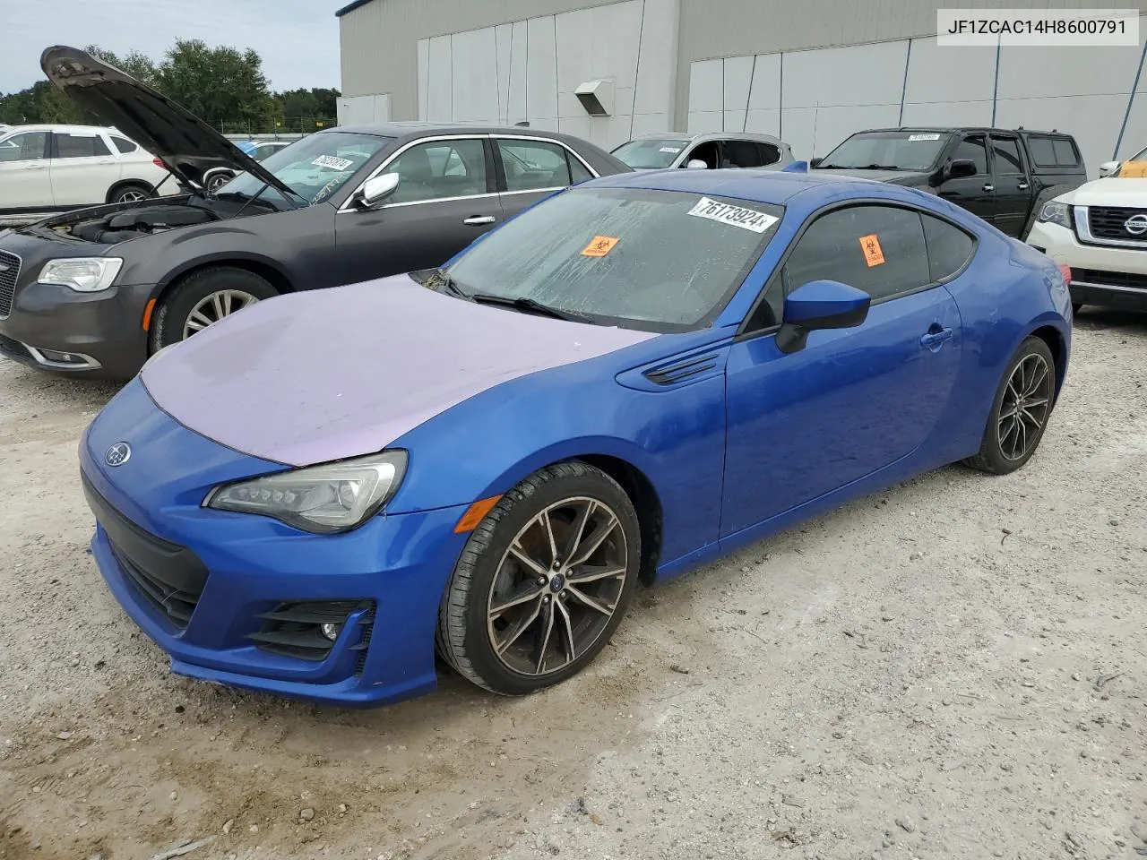 2017 Subaru Brz 2.0 Limited VIN: JF1ZCAC14H8600791 Lot: 76173924