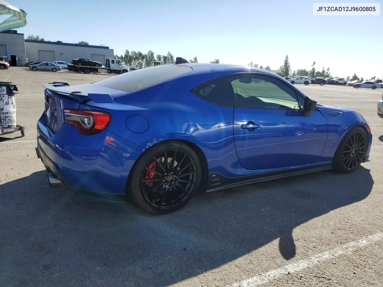 2018 Subaru Brz 2.0 Ts VIN: JF1ZCAD12J9600805 Lot: 77439764