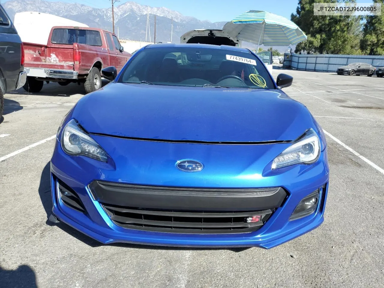 2018 Subaru Brz 2.0 Ts VIN: JF1ZCAD12J9600805 Lot: 77439764