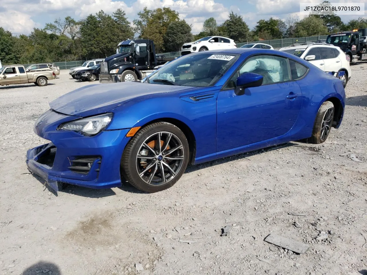 2020 Subaru Brz Limited VIN: JF1ZCAC18L9701870 Lot: 72408764