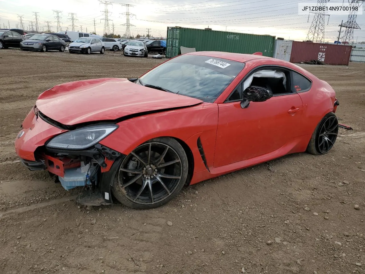 2022 Subaru Brz Limited VIN: JF1ZDBE14N9700198 Lot: 76768744