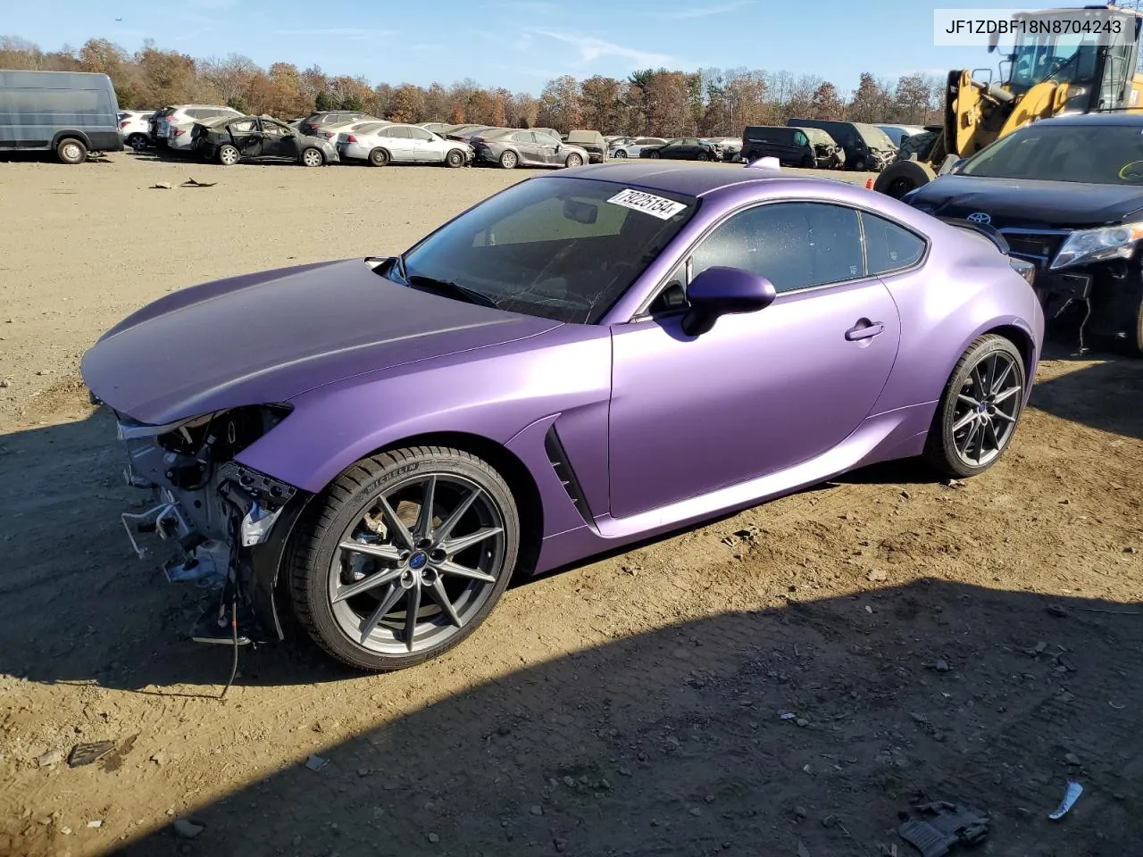 2022 Subaru Brz Limited VIN: JF1ZDBF18N8704243 Lot: 79225154