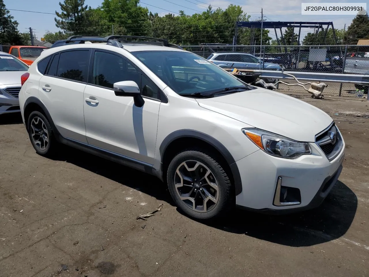 2016 Subaru Crosstrek Limited VIN: JF2GPALC8GH309931 Lot: 59574384