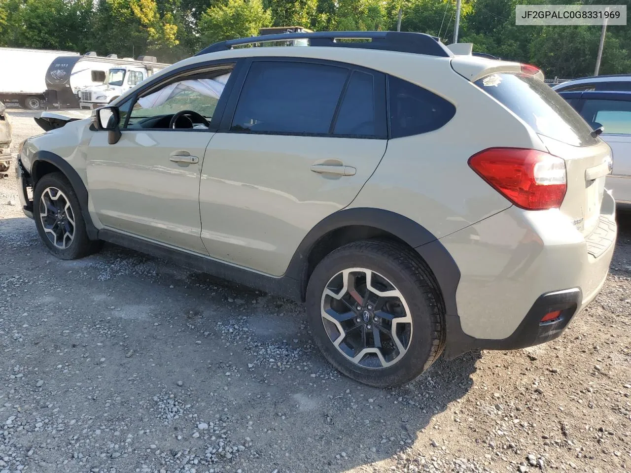 2016 Subaru Crosstrek Limited VIN: JF2GPALC0G8331969 Lot: 63049074