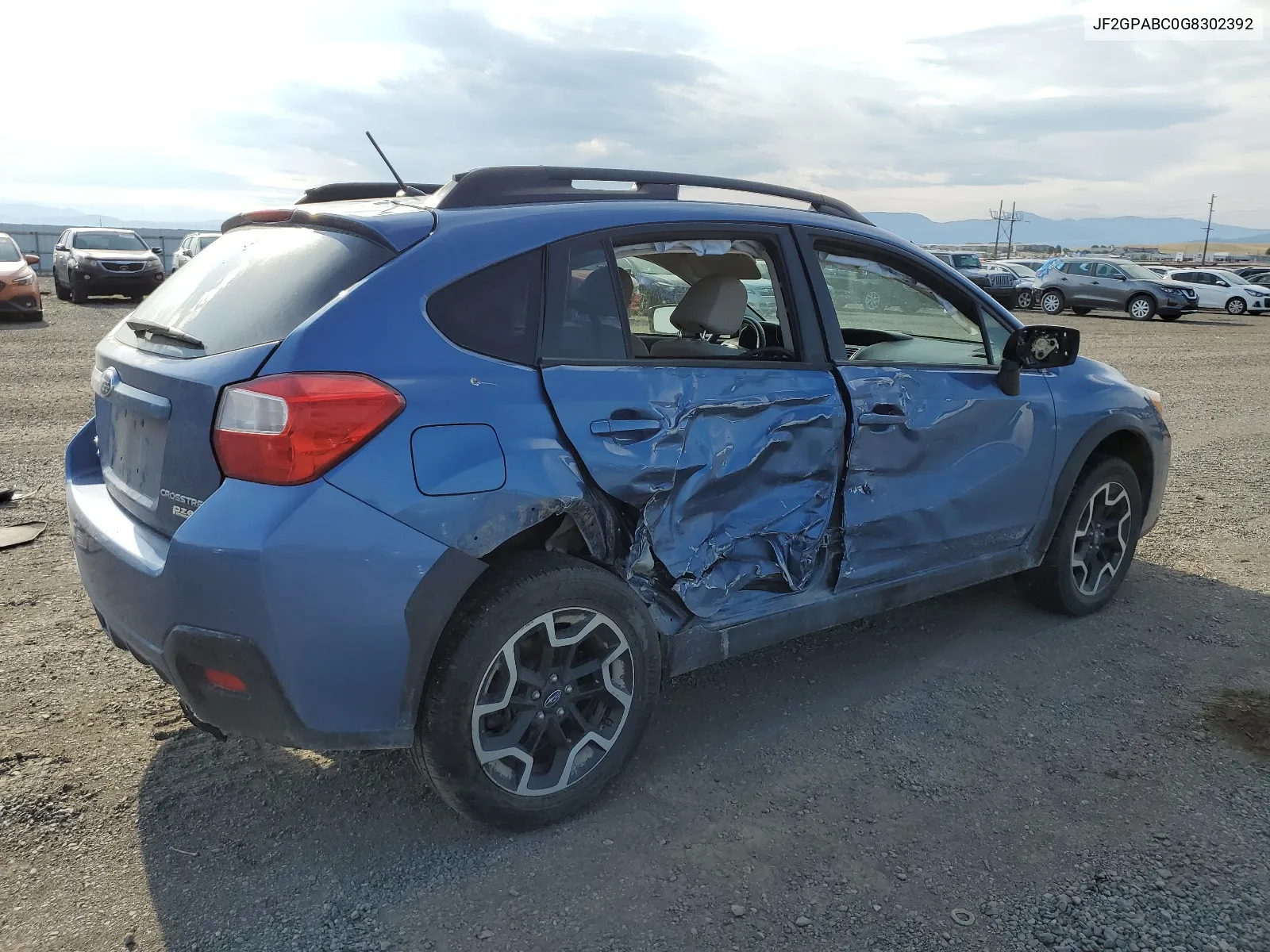 2016 Subaru Crosstrek Premium VIN: JF2GPABC0G8302392 Lot: 64037354