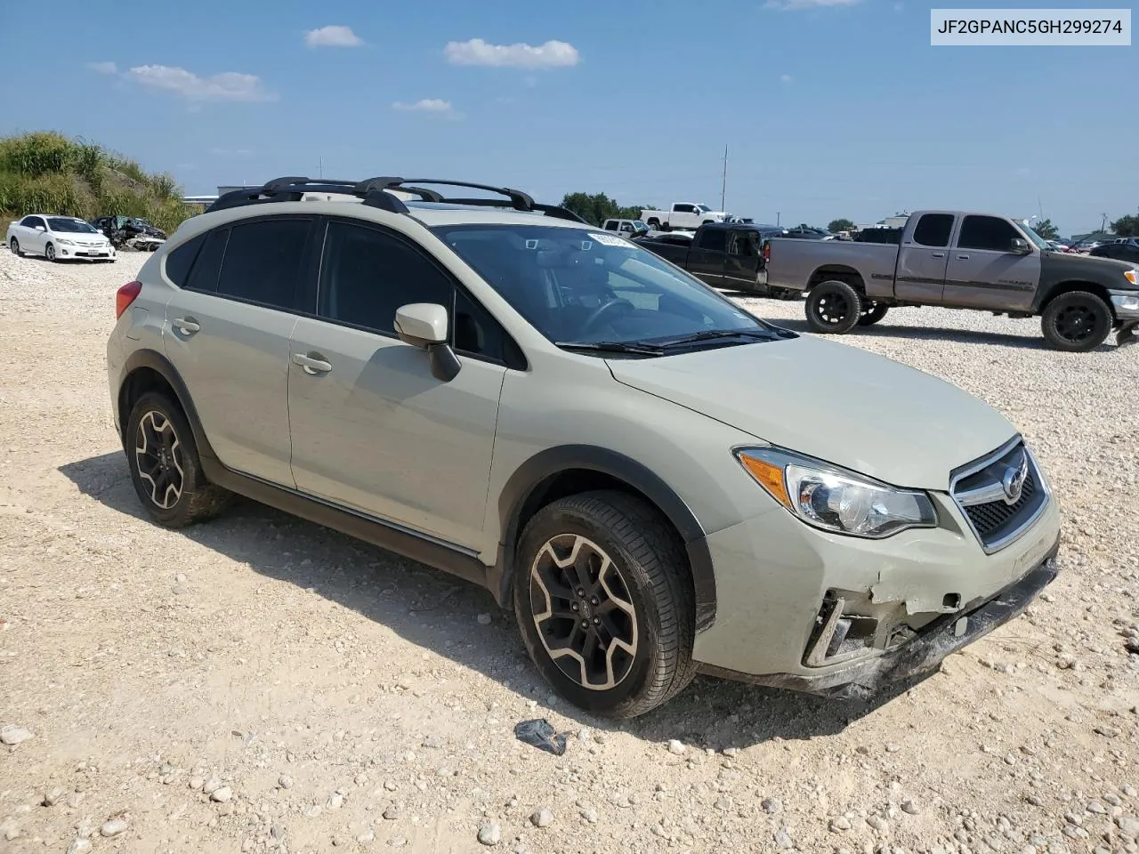 2016 Subaru Crosstrek Limited VIN: JF2GPANC5GH299274 Lot: 66026184