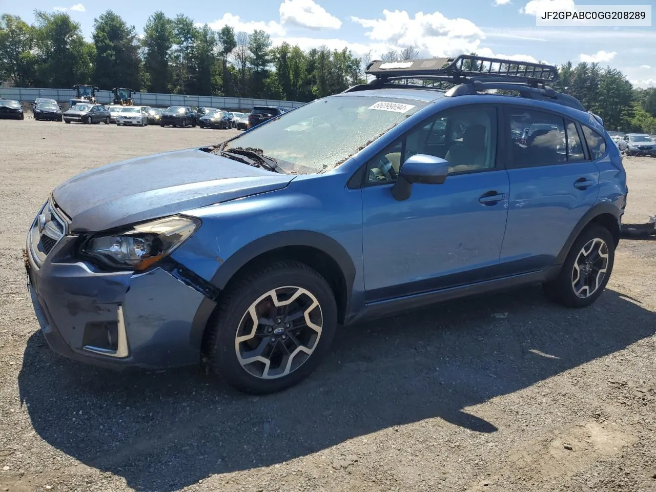 JF2GPABC0GG208289 2016 Subaru Crosstrek Premium