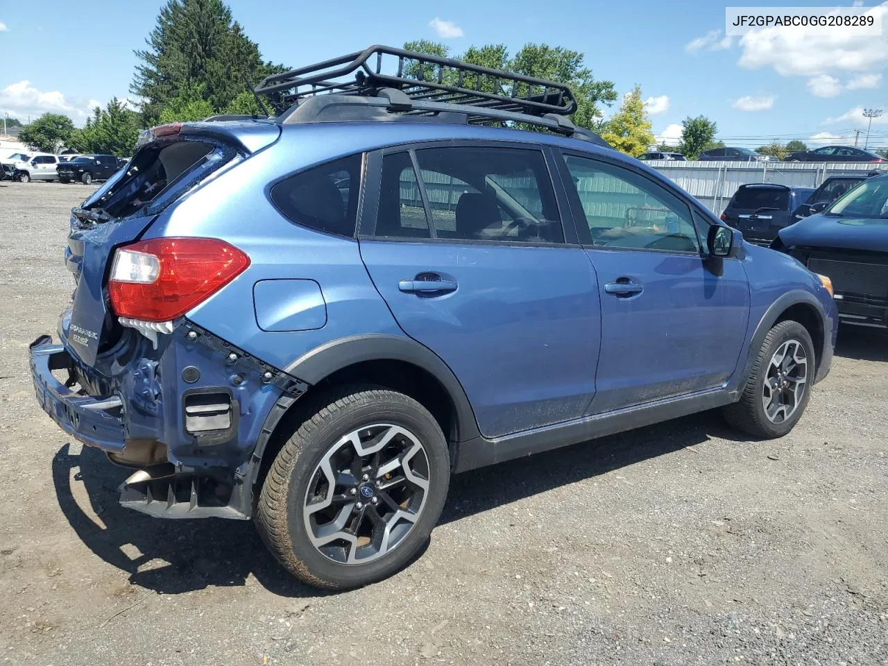 JF2GPABC0GG208289 2016 Subaru Crosstrek Premium