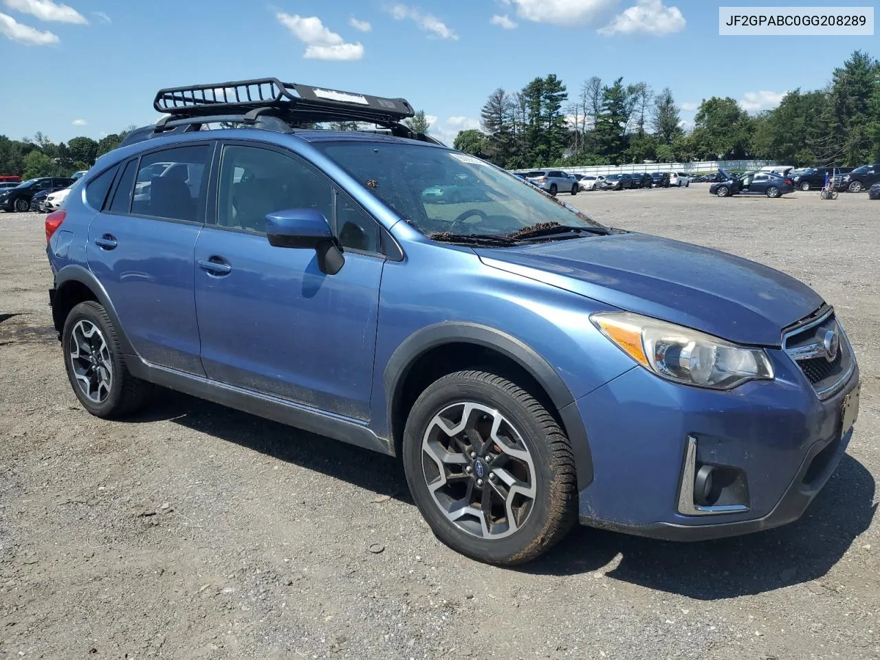 JF2GPABC0GG208289 2016 Subaru Crosstrek Premium