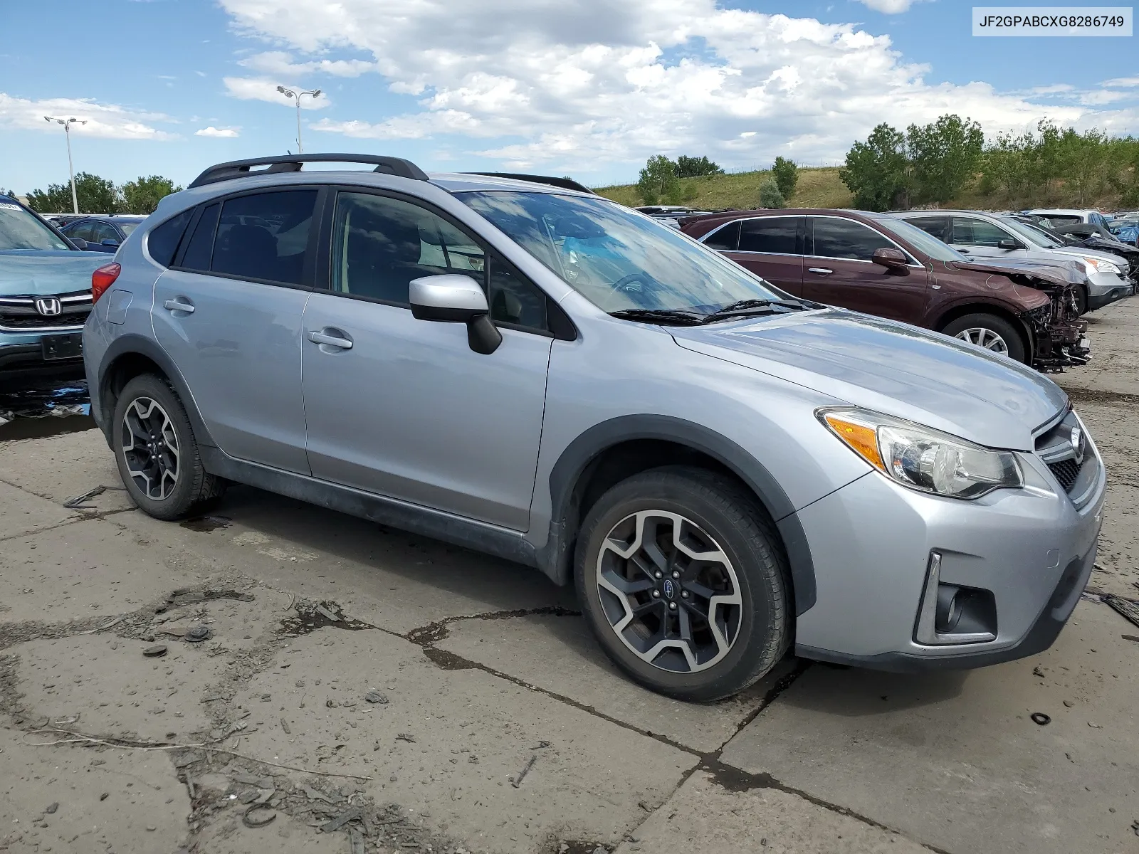 2016 Subaru Crosstrek Premium VIN: JF2GPABCXG8286749 Lot: 67685064