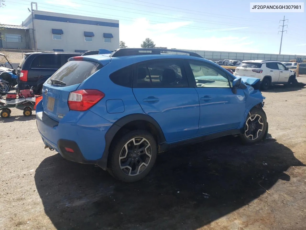 JF2GPANC6GH307981 2016 Subaru Crosstrek Limited