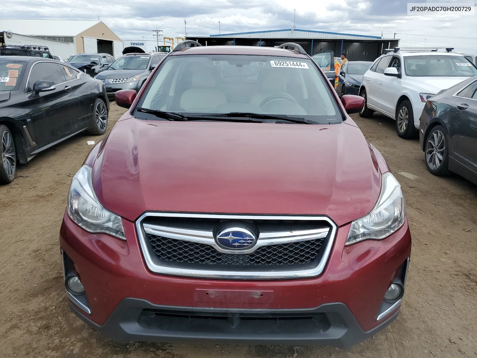 2016 Subaru Crosstrek Premium VIN: JF2GPADC7GH200729 Lot: 69251444