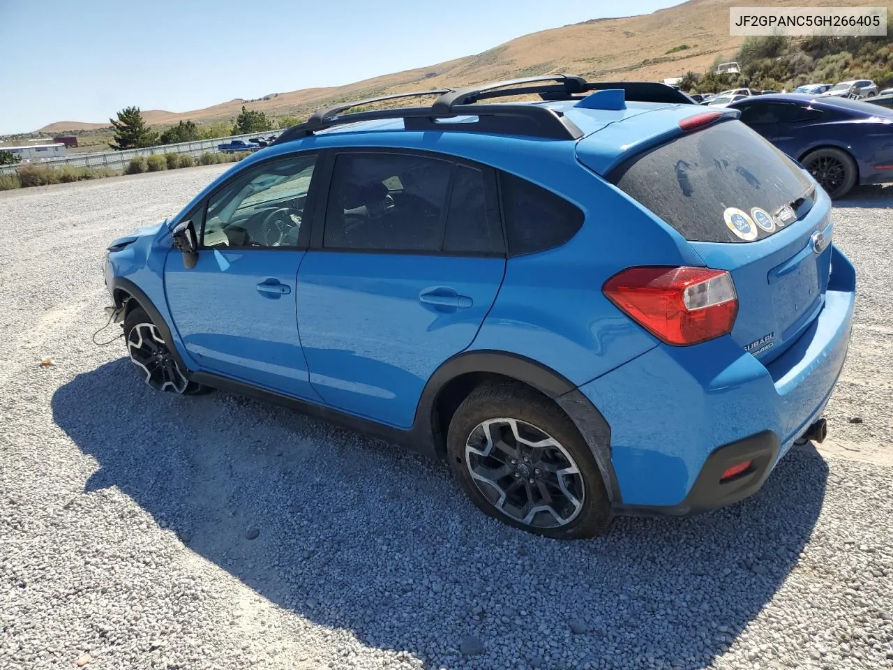 2016 Subaru Crosstrek Limited VIN: JF2GPANC5GH266405 Lot: 69300494