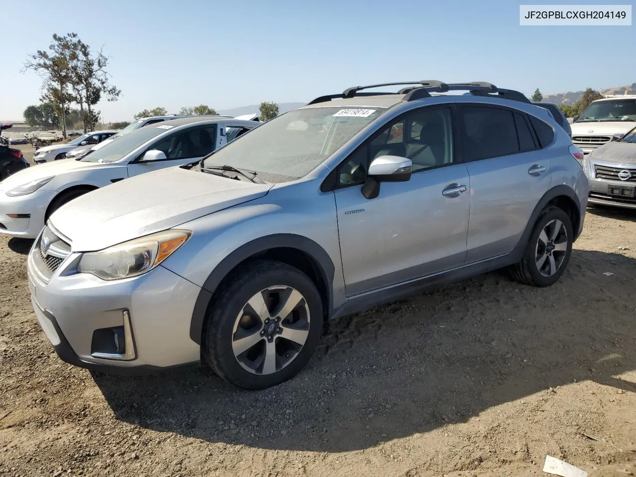 2016 Subaru Crosstrek 2.0I Hybrid Touring VIN: JF2GPBLCXGH204149 Lot: 69419814