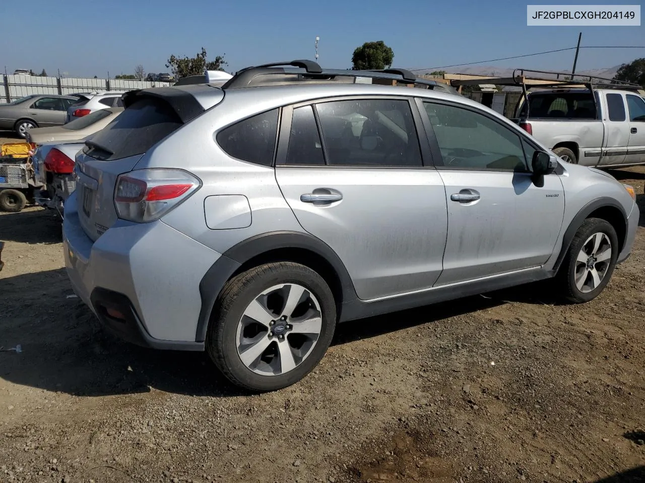 2016 Subaru Crosstrek 2.0I Hybrid Touring VIN: JF2GPBLCXGH204149 Lot: 69419814