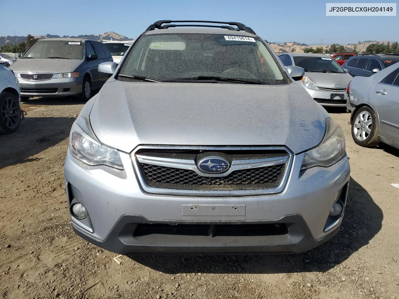 2016 Subaru Crosstrek 2.0I Hybrid Touring VIN: JF2GPBLCXGH204149 Lot: 69419814