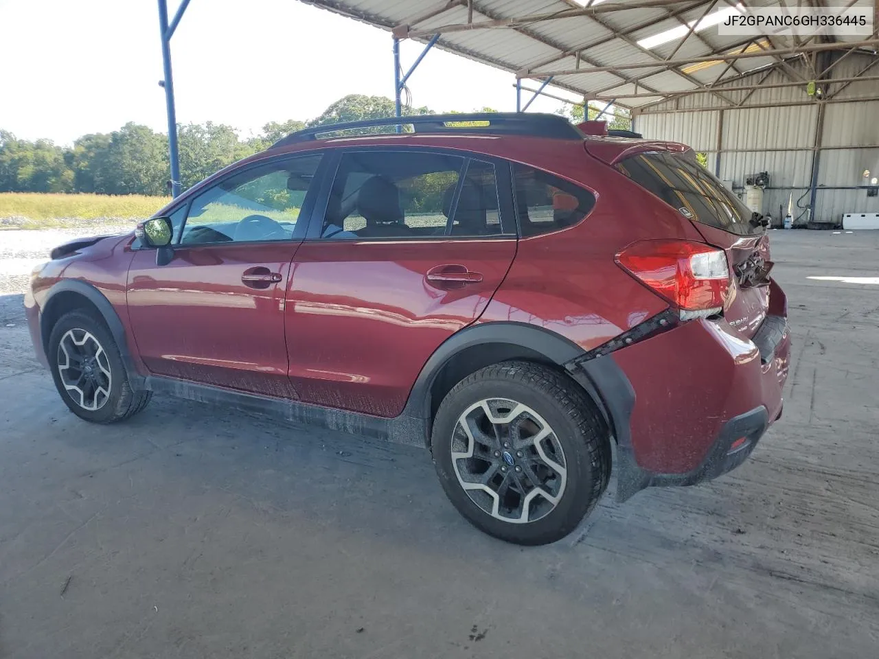 2016 Subaru Crosstrek Limited VIN: JF2GPANC6GH336445 Lot: 69683944