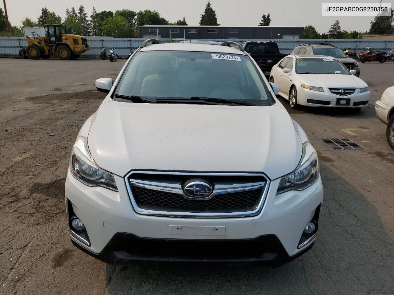 2016 Subaru Crosstrek Premium VIN: JF2GPABC0G8230352 Lot: 70020724