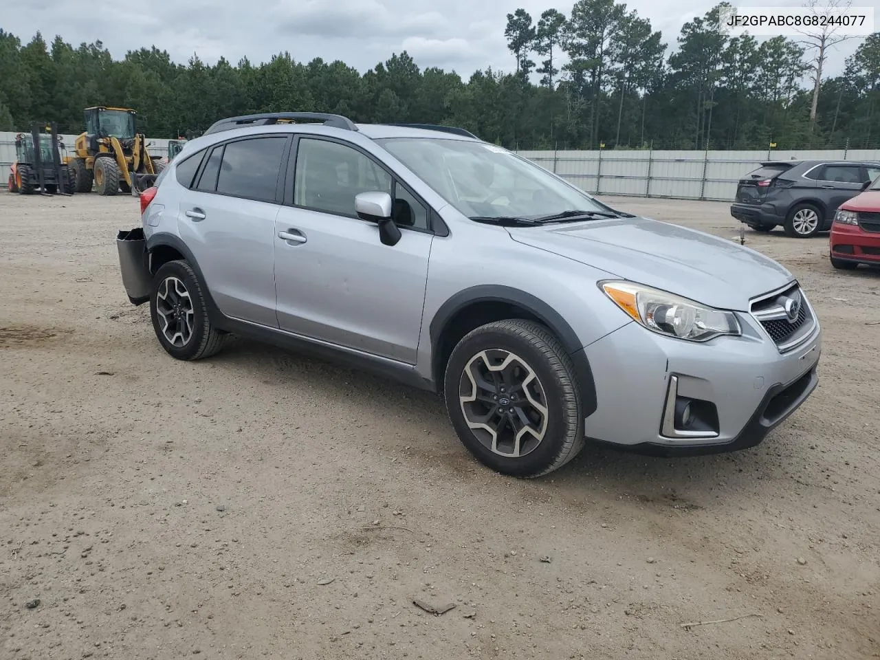 2016 Subaru Crosstrek Premium VIN: JF2GPABC8G8244077 Lot: 70584804