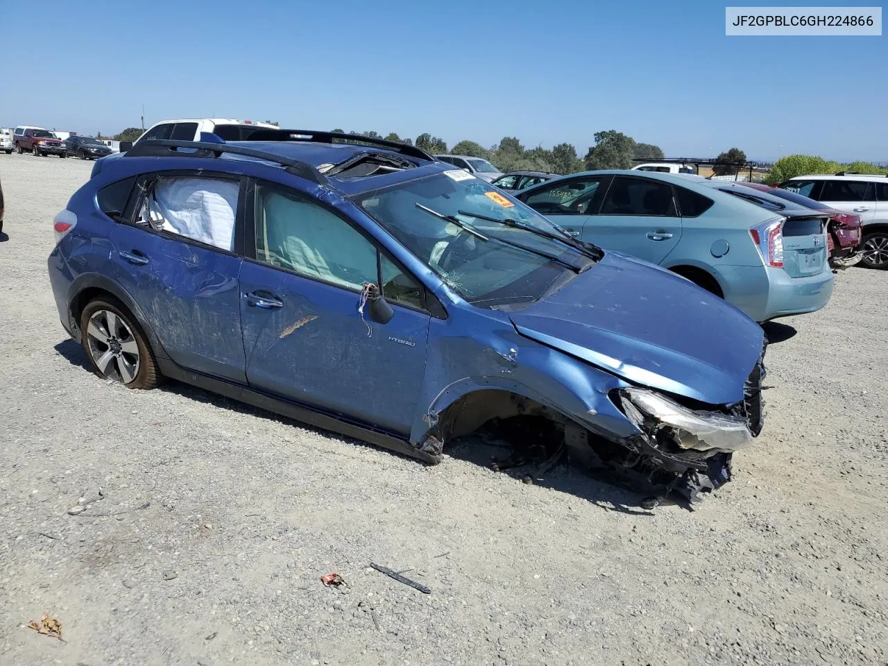 2016 Subaru Crosstrek 2.0I Hybrid Touring VIN: JF2GPBLC6GH224866 Lot: 70670674