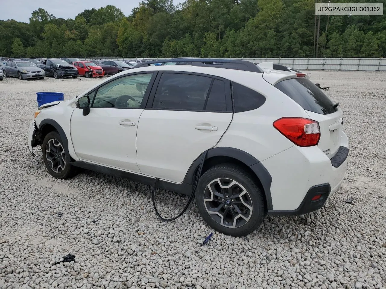 2016 Subaru Crosstrek Limited VIN: JF2GPAKC8GH301362 Lot: 70952764