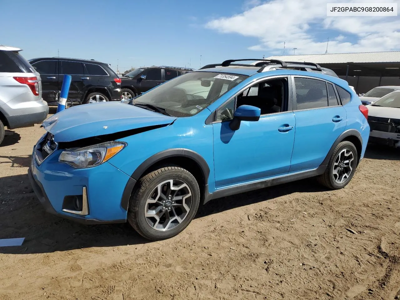 2016 Subaru Crosstrek Premium VIN: JF2GPABC9G8200864 Lot: 71354594