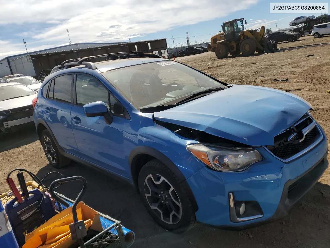 2016 Subaru Crosstrek Premium VIN: JF2GPABC9G8200864 Lot: 71354594